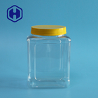 1200ml Rectangular Leak Proof Plastic Jar Untuk Kacang Mete Diameter 87mm