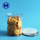 Biskuit Kacang Mete Makanan Kalengan Eoe Plastic PET Bisa Transparan Dengan Tutup Aluminium 335ml