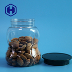 Beans Peanut PET Screw Top Plastic Jar 400ml 108mm Tinggi FSSC