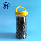 Kacang Kernel Oval Bpa Free Plastic Food Packaging Jar 1150ml Dengan Tutup Pegangan