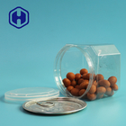 Bulk Square 430ml kaleng PET bening untuk Kacang Kacang Anti Bocor