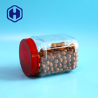 1480ml 50oz Square PET Plastic Jar Coffee Powder Kemasan Makanan Dengan Tutup Sekrup