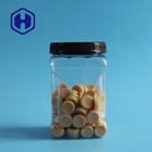 850ml Bpa Free Square Plastic Grip Jar Dengan Tutup Kemasan Makanan PET