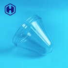 120mm 100g Jar Plastik Mulut lebar PET Preform Dengan Tutup Transparan