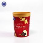 Penggunaan komersial Dekoratif IML Cup Pakai Ice Cream Cup Freezer