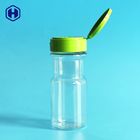 Clear Powder Spice Jar Sifter Caps Botol Rempah-rempah Plastik Sepenuhnya Udara Ketat