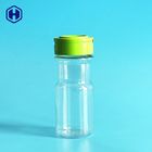 Clear Powder Spice Jar Sifter Caps Botol Rempah-rempah Plastik Sepenuhnya Udara Ketat