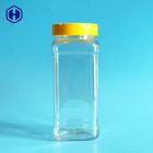 Persegi Cengkeh Botol Rempah-rempah Kosong Plastik Non Tumpahan Umur Panjang