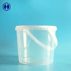 Bulat IML Bucket Food Grade Candies Hapus Cylinder Container Dengan Cap