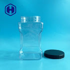 110mm Wide Mouth 2805ml Pinch Grip Plastic Jar Set Untuk Penyimpanan Dapur