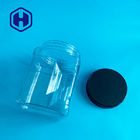 110mm Plastik 1805ml 61oz Gripped Wide Mouth Jar Untuk Penyimpanan Rumah Tangga