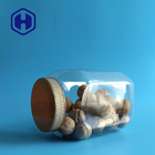 3500ml 119oz Jar Plastik Anti Bocor Sekali Pakai Untuk Kacang Lollipop Kacang Mete Kenari