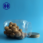 3500ml 119oz Jar Plastik Anti Bocor Sekali Pakai Untuk Kacang Lollipop Kacang Mete Kenari