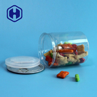 300 # 330ml Clear Plastic Jar Sweets Chocolate Peanut Beans Storage Dengan Tutup Ujung Terbuka Mudah