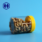 Bpa Free Nuts Leak Proof Plastic Jar 350ml Transparan Lurus PET Bulat Dengan Tutup