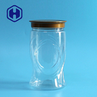 S Shape 34oz 1000ml Clear PET Jar Kernels Kacang Mete Kenari Kurma