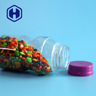 300ml Stoples Plastik Anti Bocor Untuk Biji Kacang Cokelat Stoples Permen PET Mulut Kecil Dengan Tutup Sekrup