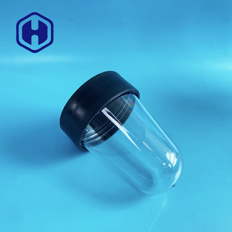 1000ml Botol PET Preform 307# bening Screw Tutup Plastik Kaleng tebal dinding lebar mulut 83mm