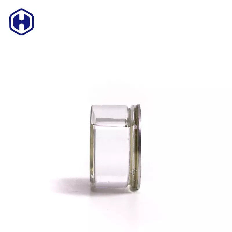 Airtight Leak Proof Transparan Pet Mudah Buka Kaleng Plastik / Pet Mudah Buka Kaleng Untuk Saus