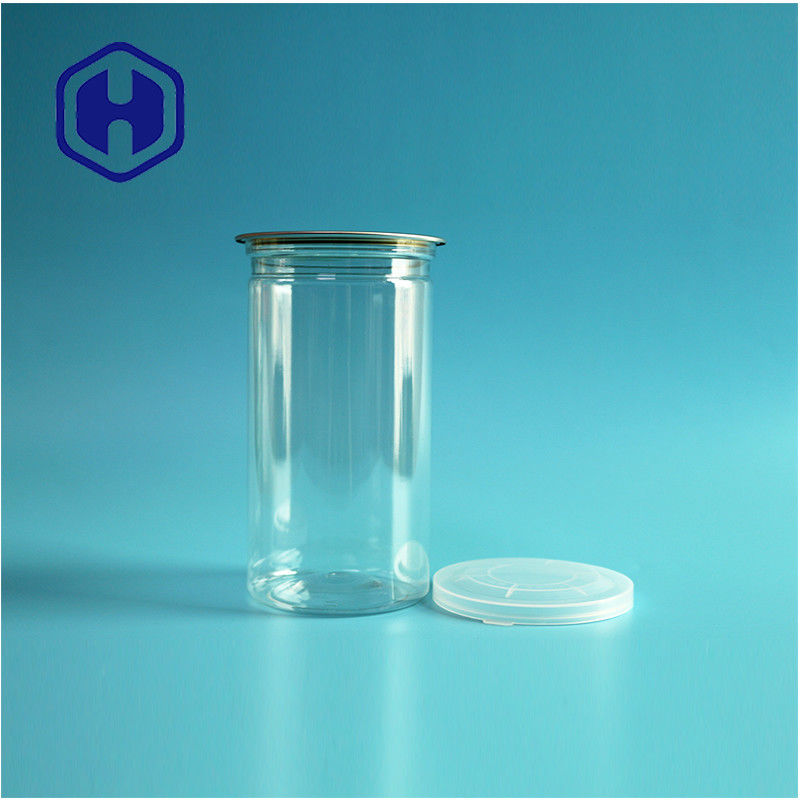 Dried Healthy Cat Dog Snack Food Powders 24oz Premium PET Can dengan Tutup Aluminium yang kedap udara