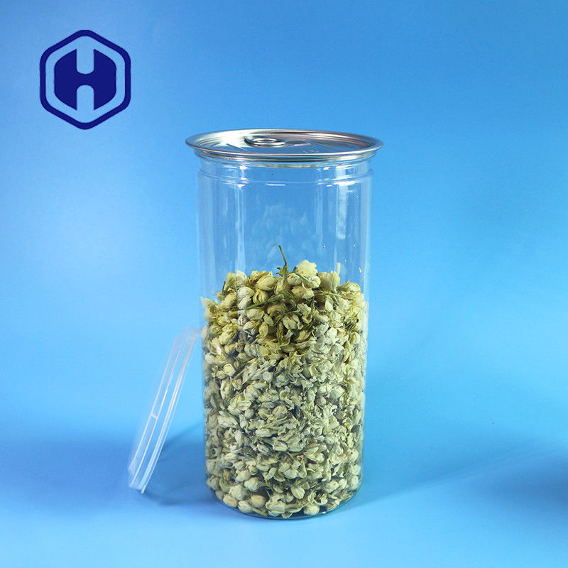 1380ml Popcorn Beans Clear PET Can With Wide Mouth untuk Pengisian dan Dispensing yang Mudah