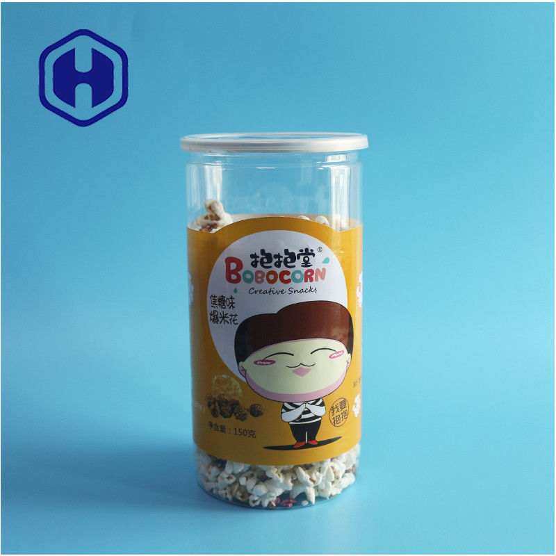 Cina Produsen popcorn 1400ml Silinder Daur Ulang PET Dapat Kebocoran Proof