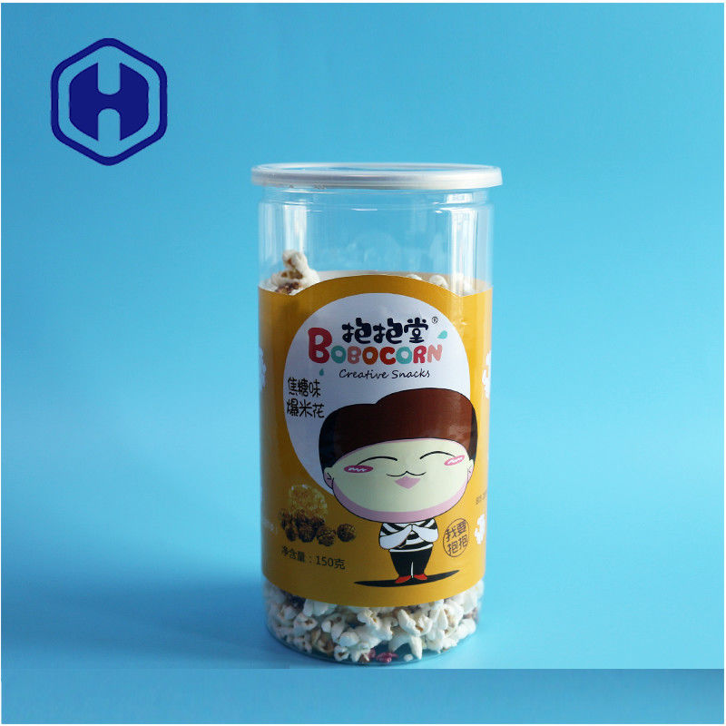 Cina Produsen popcorn 1400ml Silinder Daur Ulang PET Dapat Kebocoran Proof