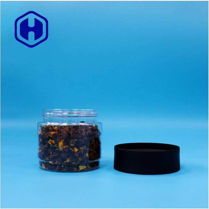 400ml Botol Plastik PET Bulat Untuk Makanan Kupu-kupu Kacang kacang Lotus Biji Sago Jagung