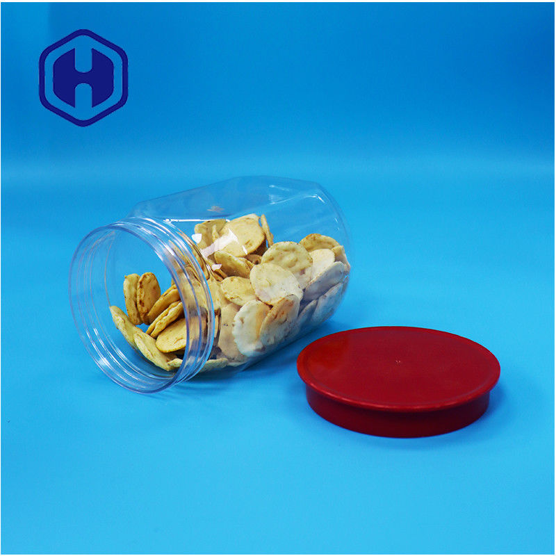 106mm X 88mm X Ketinggian 145mm Plastic Packaging Jar dengan 87mm Neck Finish dan Suhu Maksimum Di Bawah 40 C