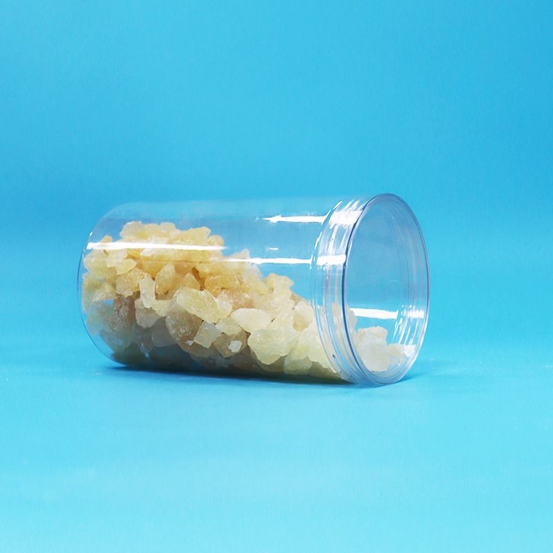 BPA Bebas Clear Screw Cap Transparan Bentuk Bulat PET Plastik Permen Kue Kacang Botol