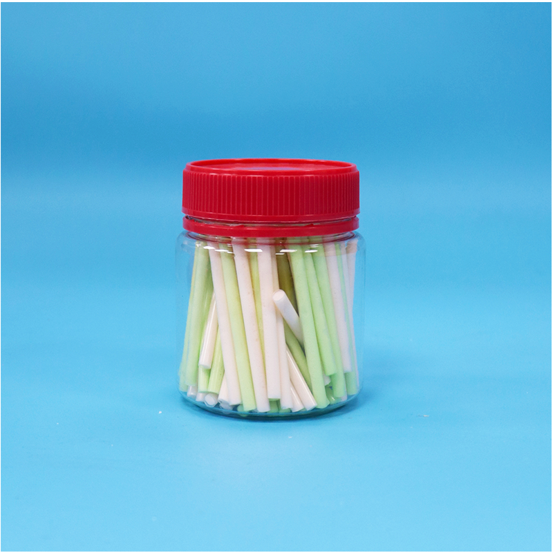 Makanan Grade Sekrup Tutup Merah Kosong Plastik PET Cerah Kecil Gurih Jars Penyimpanan Untuk Dijual