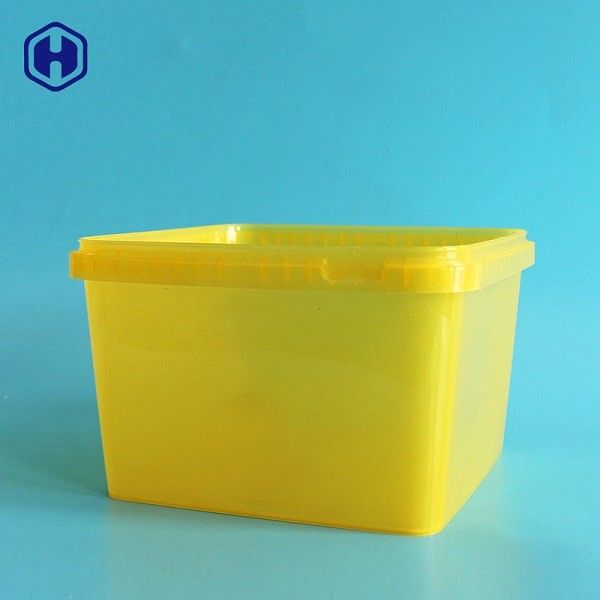 Cookies Anti Air Bak IML BPA Gratis Kosong Pp Kemasan Kotak Warna Kuning