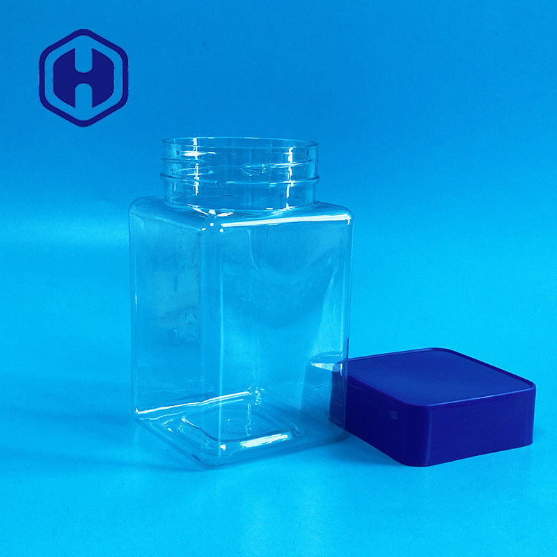 16oz Toples Plastik Anti Bocor Untuk Daging Kering Floss Fish Beef Cheese Sticks