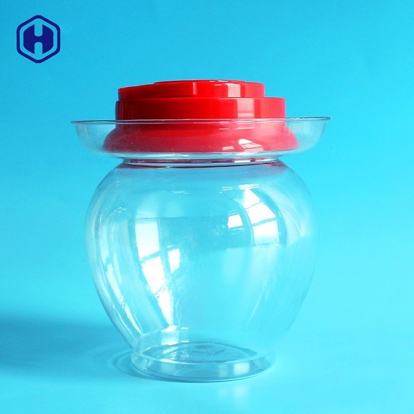 Lubang udara Cap Anti Bocor Plastik Jar 1080 ML Acar Wadah Penyimpanan Food Grade