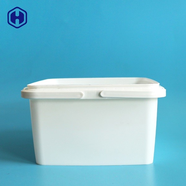 Kustom 3.2L IML Tubs Double Handle Box Wadah Penyimpanan Makanan Plastik