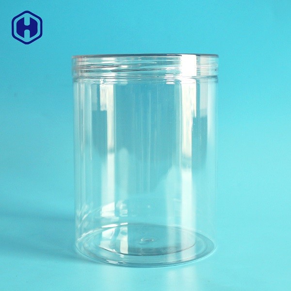 32OZ 960ML Kaleng Plastik Transparan Untuk Kacang Mete Kenari