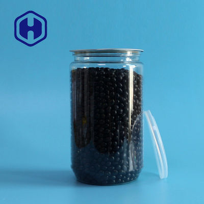 30oz 900ml Kaleng Plastik Transparan Massal Kedap Udara Untuk Permen Buah