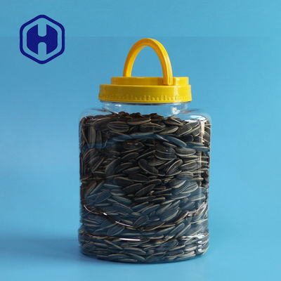 Kacang Kernel Oval Bpa Free Plastic Food Packaging Jar 1150ml Dengan Tutup Pegangan