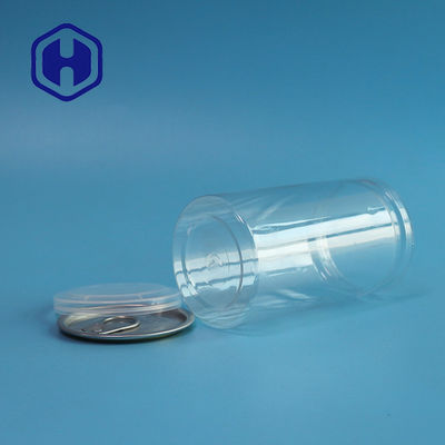 410ml 211 # Mudah Terbuka Kosong Plastik Pet Can Untuk Makanan Anti Bocor