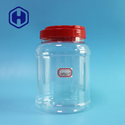 120mm 2920ml Jar Kemasan Plastik Dengan Tutup Sekrup Aluminium Foil Sealing