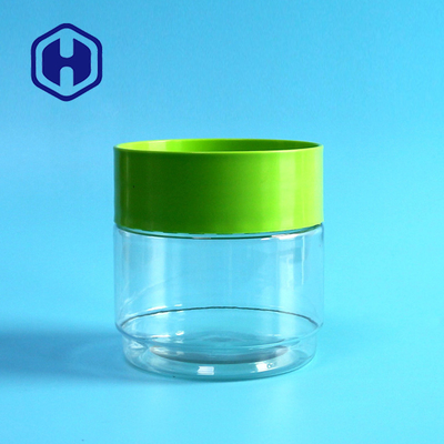 Leak Proof Bpa Free 438ml Round PET Can Dengan Tutup Kemasan Makanan