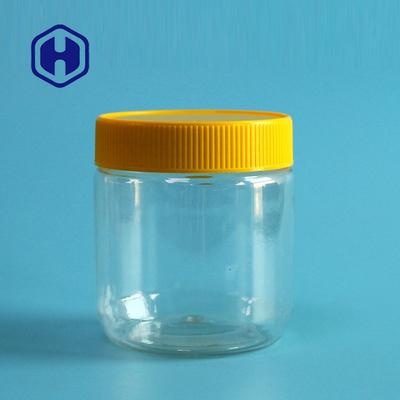Premium Pickle Nuts Peanut Butter Plastic Packaging Jar Dengan Tutup Food Grade 340ML