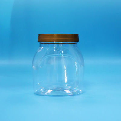 Botol plastik PET mulut lebar transparan Untuk makanan Noodle Biskuit Kemasan permen