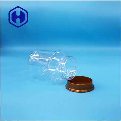 Desain Custom Plastic Storage Jar Screw Lid Opsi Seal dan Aluminium Foil Seal Termasuk
