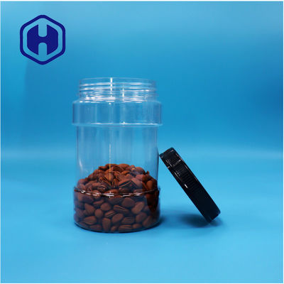 Bentuk bulat Plastik bening mulut lebar Makanan kering Permen Kacang Kacang Kacang gula