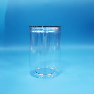 35.5oz Food Grade Food Candy Nuts Clear Cylinder Round PET Plastik Jar Clear Screw Lid
