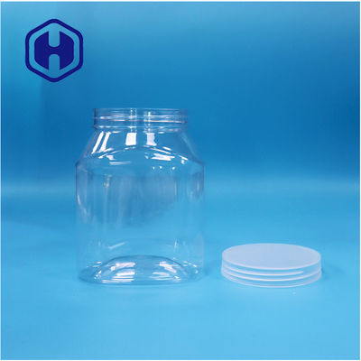 Oval Unik Bentuk Plastik Pet Kacang Buah Pedas Permen Botol Flat Screw Tutup