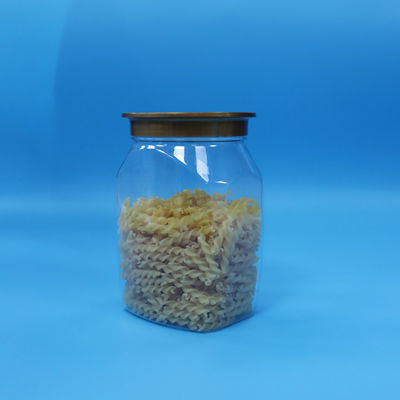 Makanan Bayi Kualitas Tinggi Plastik transparan PET penyimpanan makanan Jar Seal Tutup Untuk Kacang