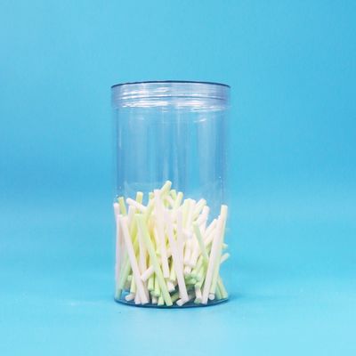 BPA Bebas Clear Screw Cap Transparan Bentuk Bulat PET Plastik Permen Kue Kacang Botol