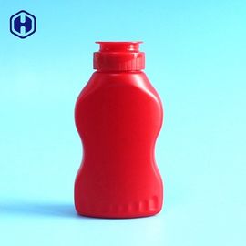 Botol Plastik Kosong Penghalang Tinggi Merah Silica Gel PP Flip Top 220g 210ml